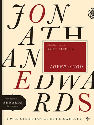cover image of Jonathan Edwards Lover of God